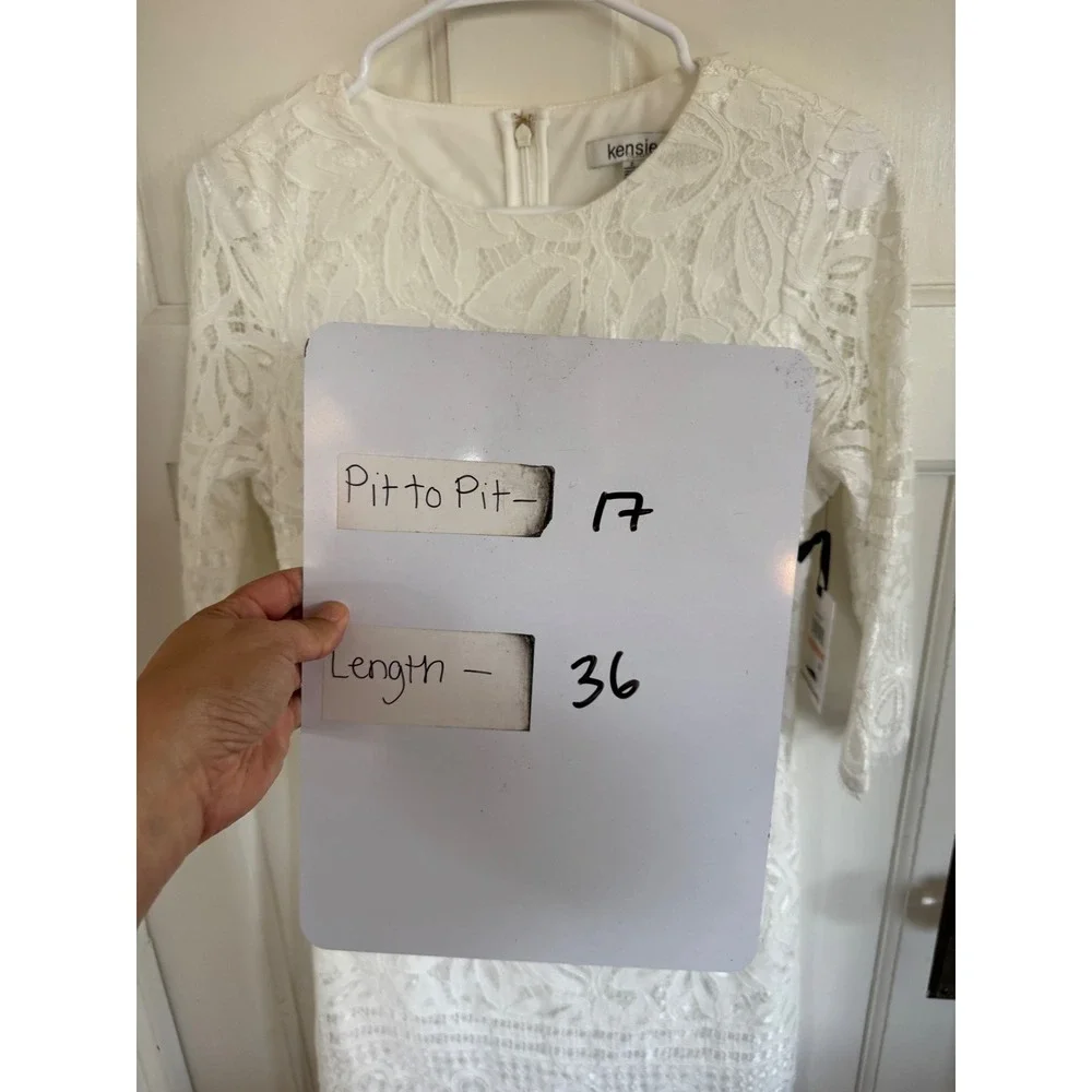 NWT Kensie white lace dress size 2